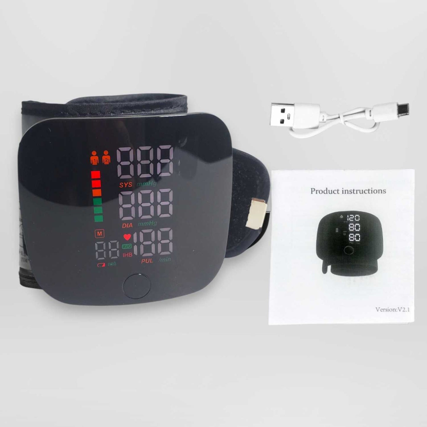TaffOmicron Tensimeter Digital Pengukur Tekanan Darah Indonesian Voice - A01