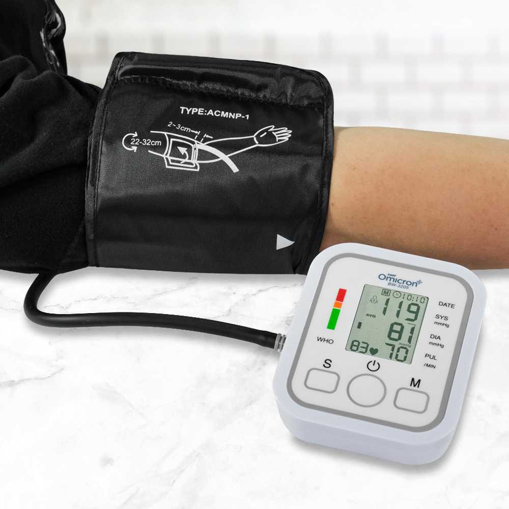 TaffOmicron Tensimeter Digital Pengukur Tekanan Darah Indonesian Voice - BW-3205