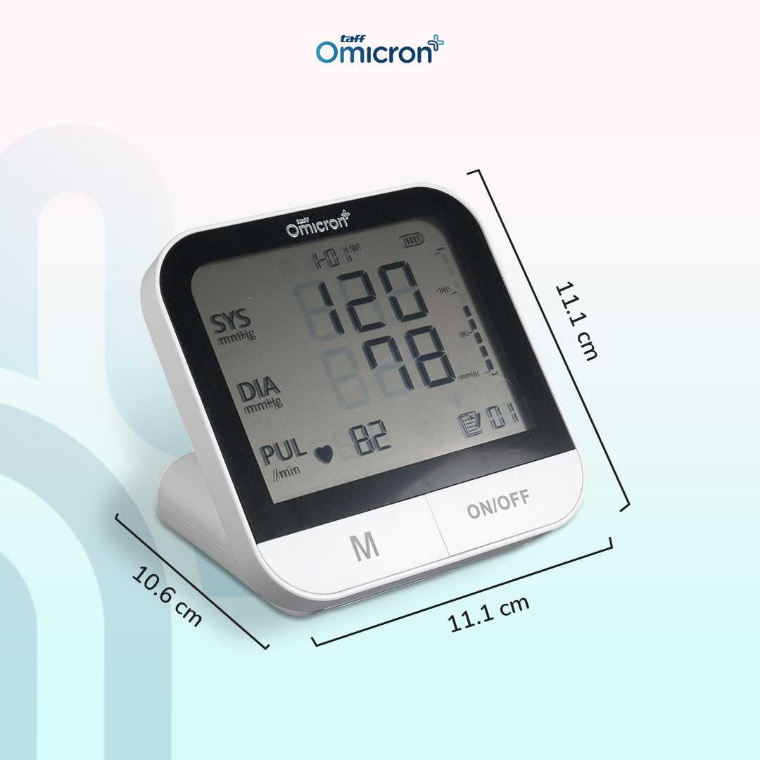 TaffOmicron Tensimeter Digital Pengukur Tekanan Darah English Voice - BMP-A7VL