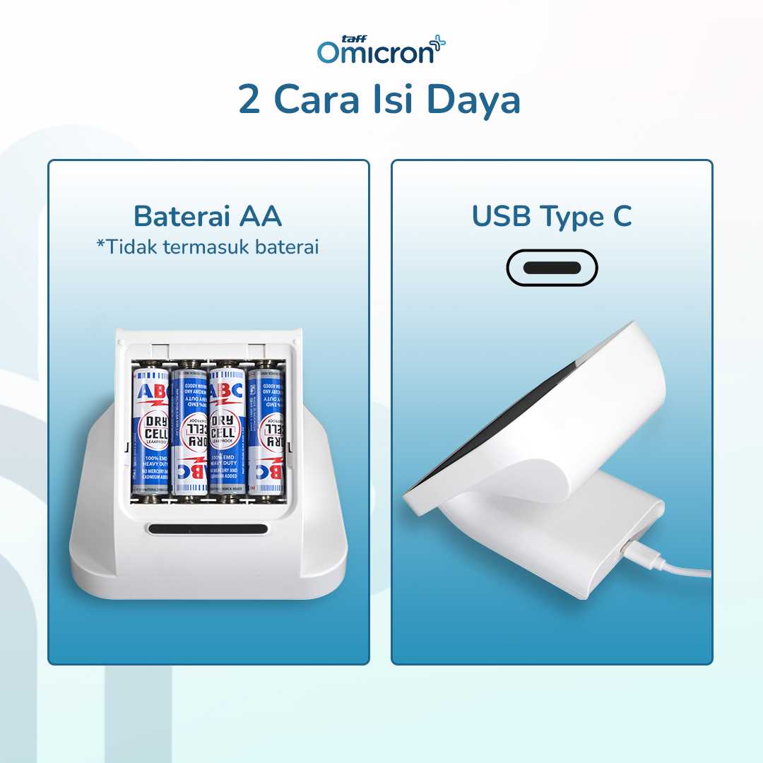 TaffOmicron Tensimeter Digital Pengukur Tekanan Darah English Voice - BMP-A7VL