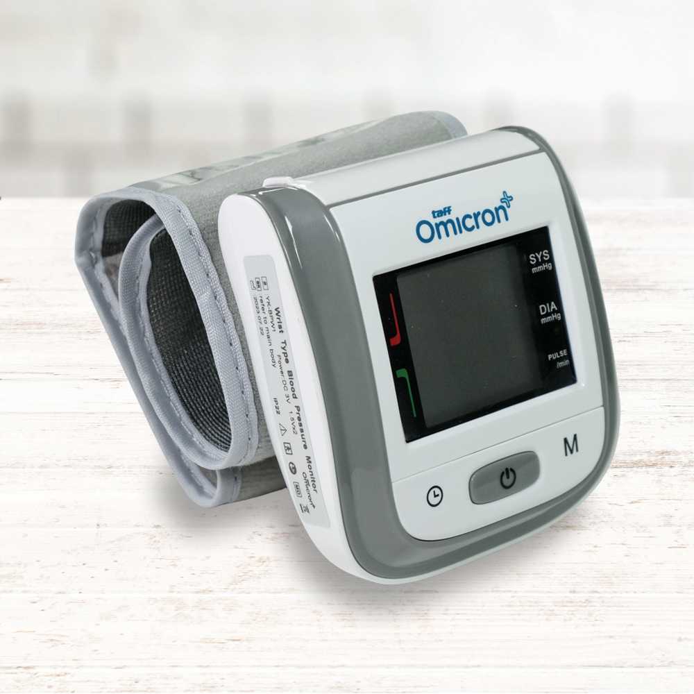 TaffOmicron Tensimeter Digital Pengukur Tekanan Darah Wrist Monitor - YK-BPW1