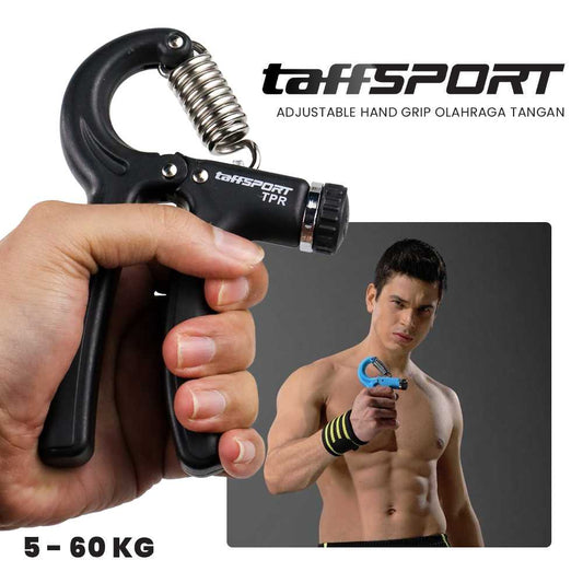 TaffSPORT Adjustable Hand Grip Olahraga Tangan 5 - 60 kg - TPR