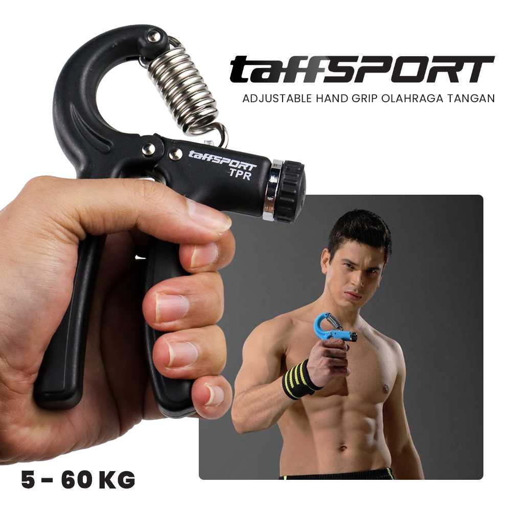 TaffSPORT Adjustable Hand Grip Olahraga Tangan 5 - 60 kg - TPR