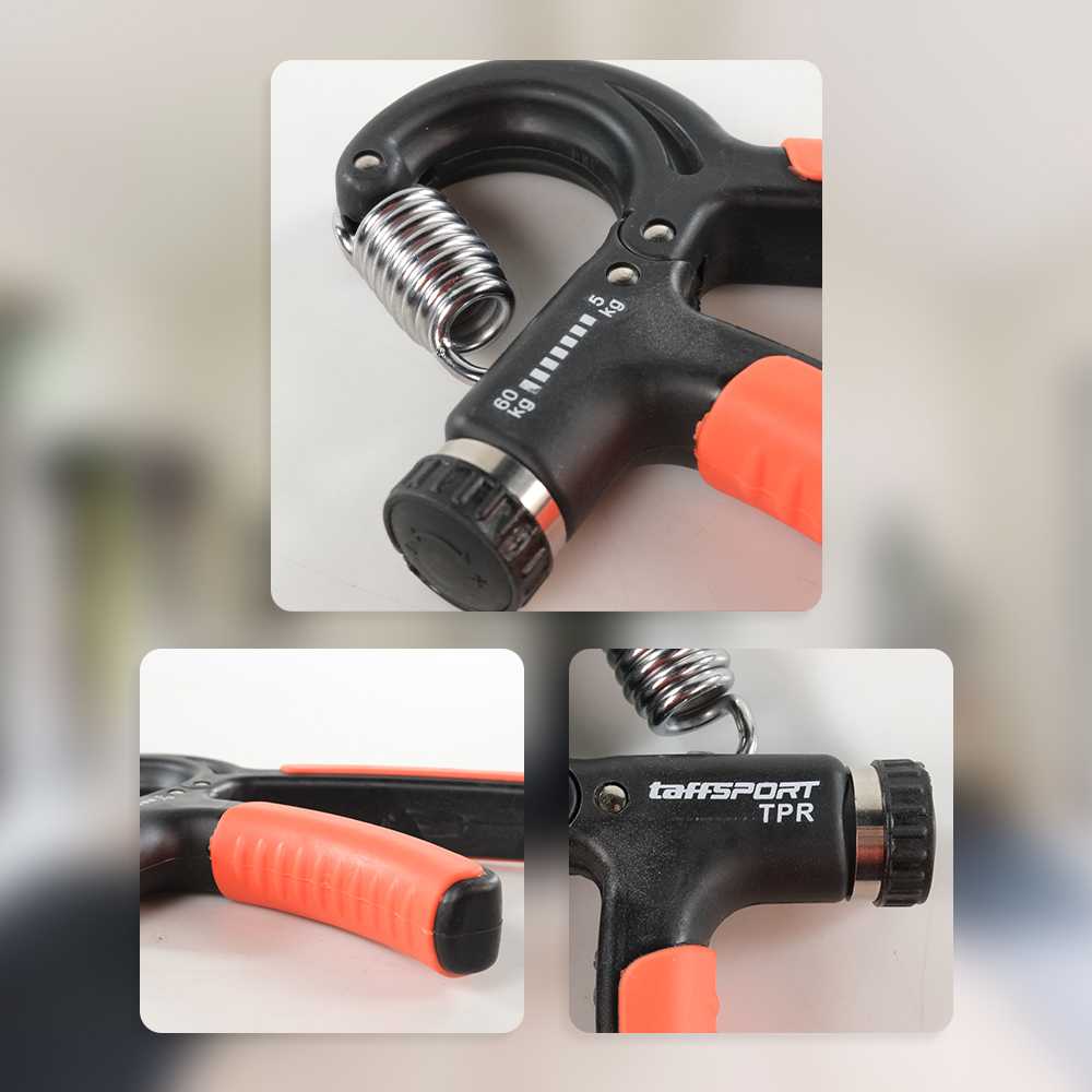 TaffSPORT Adjustable Hand Grip Olahraga Tangan 5-60kg - TPR