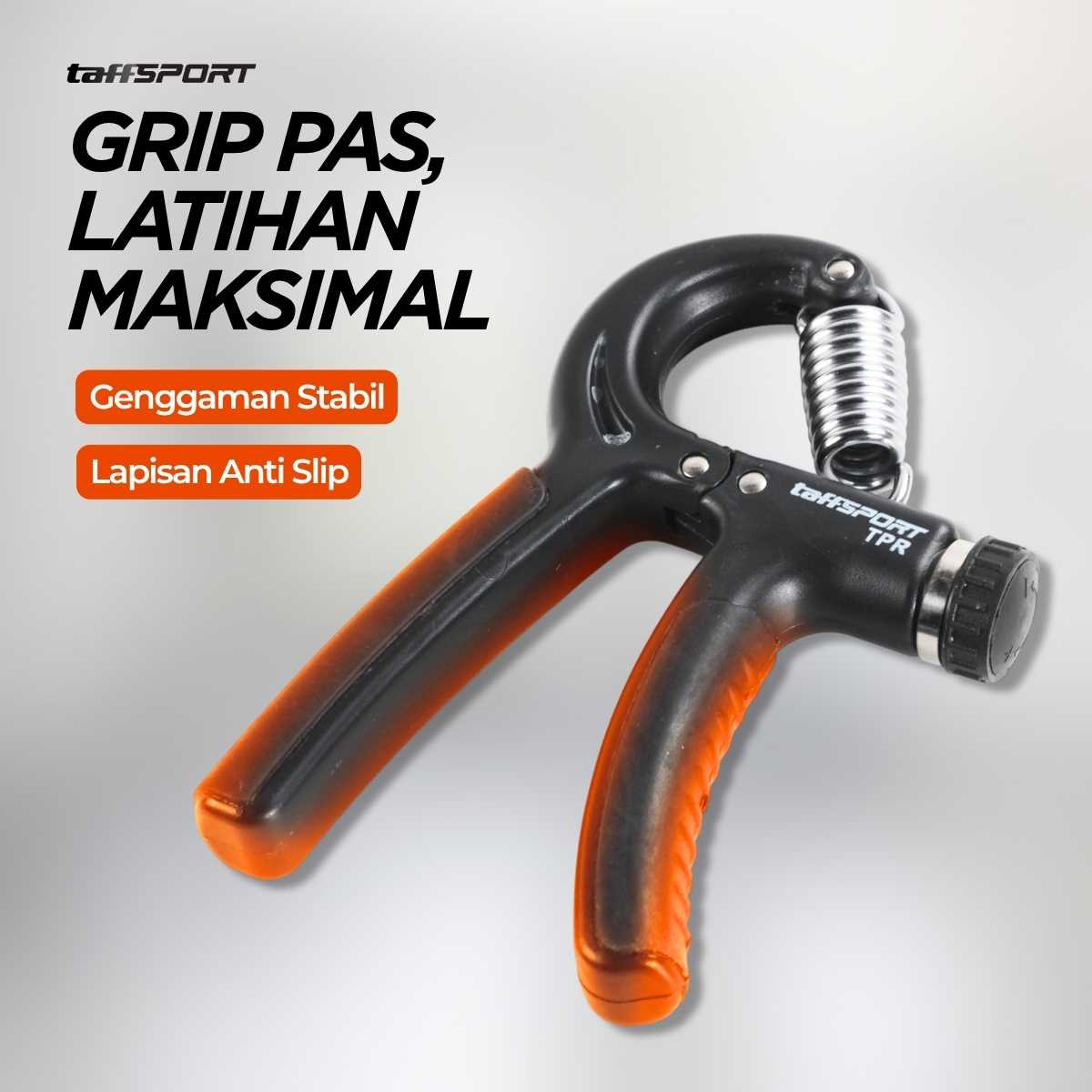 TaffSPORT Adjustable Hand Grip Olahraga Tangan 5-60kg - TPR