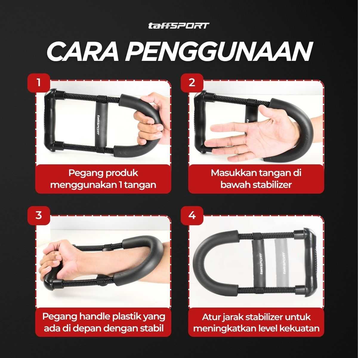 TaffSPORT Alat Fitness Forearm Exercise - D055