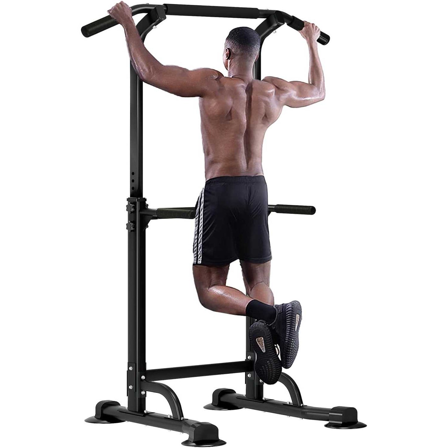 TaffSPORT Alat Fitness Pull Up Power Rack Horizonal Bar Home Gym - 4001F