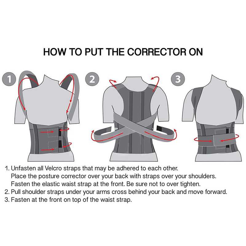 TaffSPORT Belt Terapi Koreksi Postur Punggung - Y112