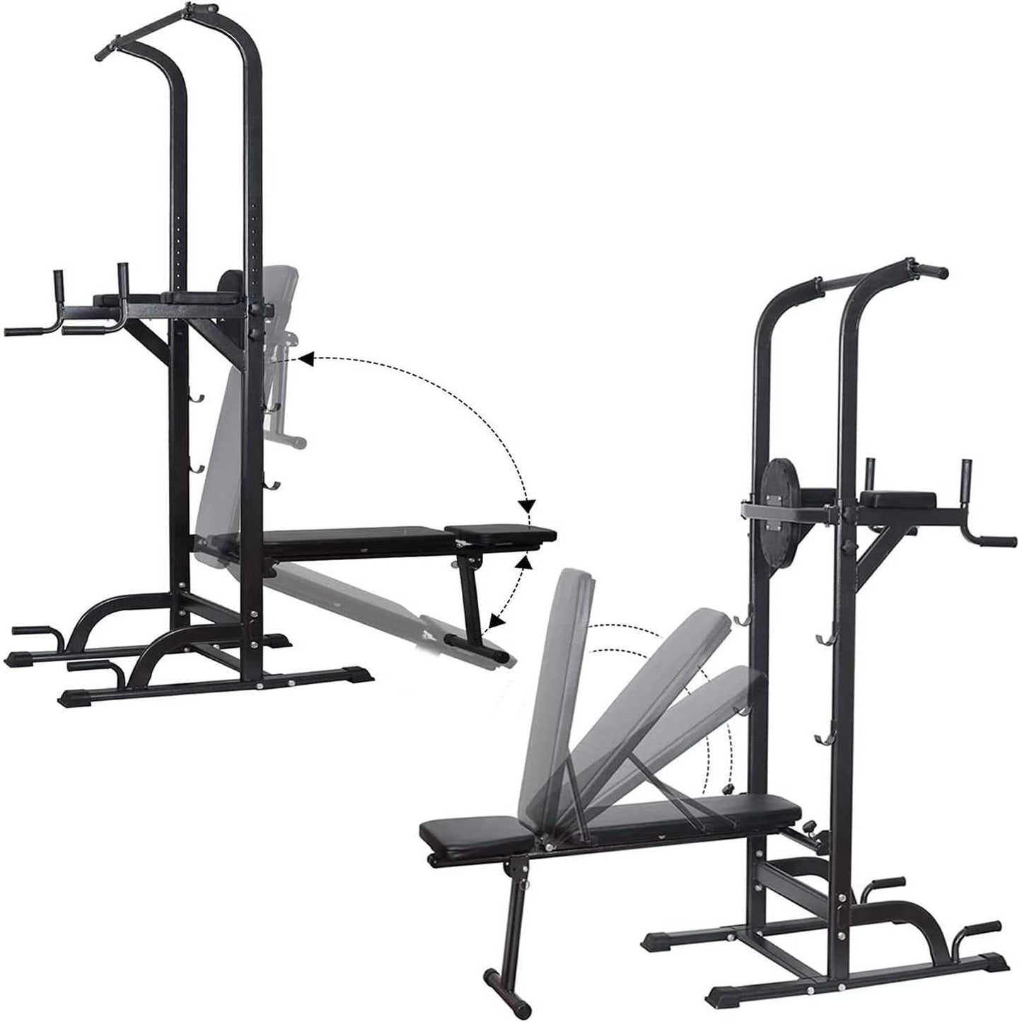 TaffSPORT Fitness Station Pull Up Bench Press Body Building Home Gym - GBH-210