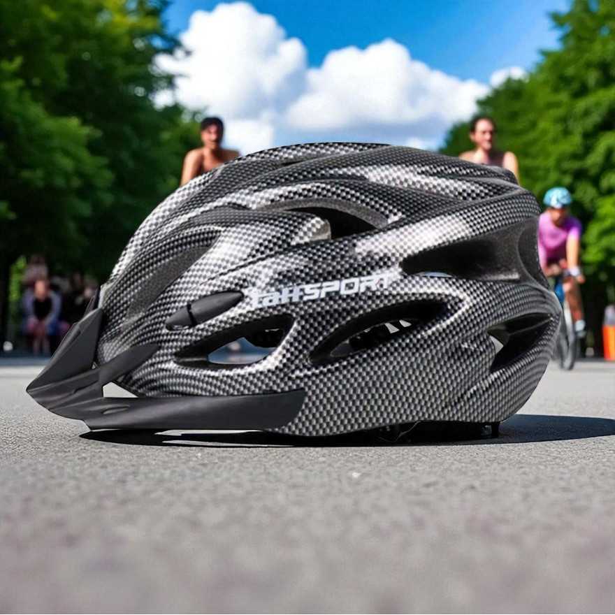 TaffSPORT Helm Sepeda Bicycle Road Bike Helmet EPS PVC 18 Air Vent - WX022