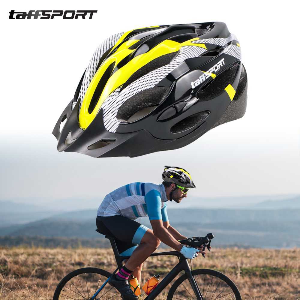 TaffSPORT Helm Sepeda Bike Aerodynamic EPS Foam Unisex 21 Air Vent - X10