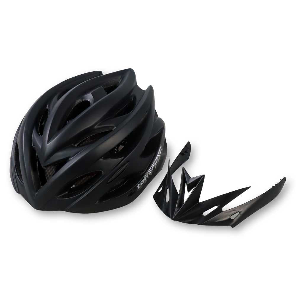 TaffSPORT Helm Sepeda EPS PVC Shell dengan Lampu Backlight - 1105