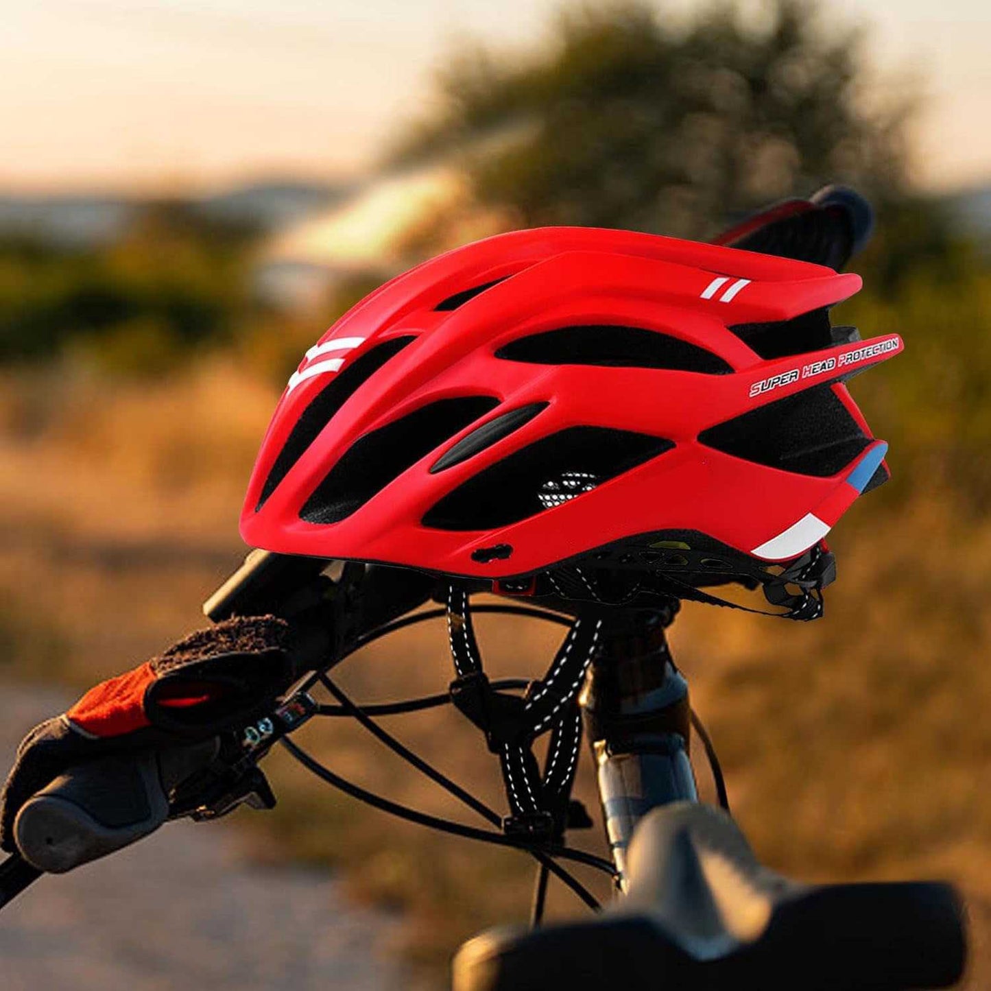TaffSPORT Helm Sepeda Ultralight Breathable Bicycle Helmet 19 Air Vent - 008A