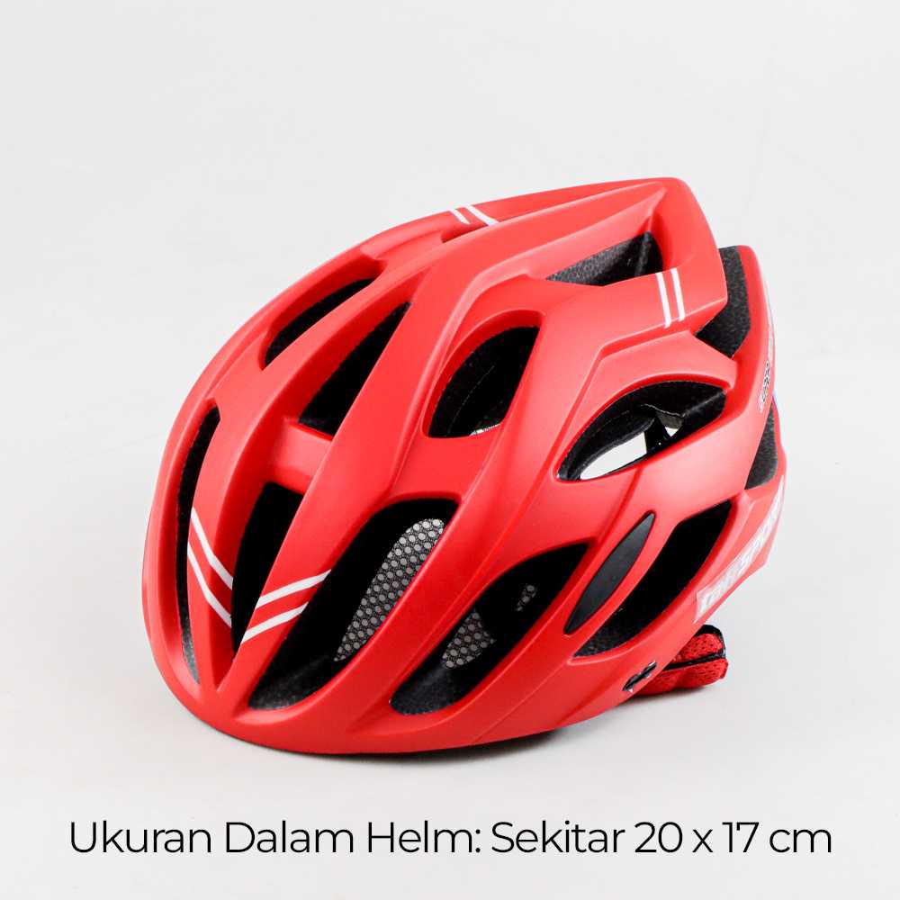 TaffSPORT Helm Sepeda Ultralight Breathable Bicycle Helmet 19 Air Vent - 008A