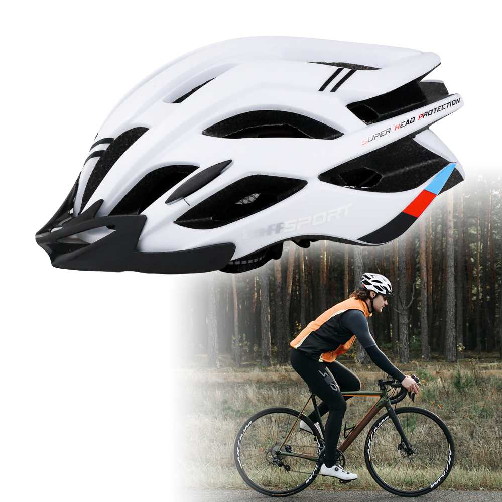 TaffSPORT Helm Sepeda Ultralight Breathable Bicycle Helmet 19 Air Vent - 008A