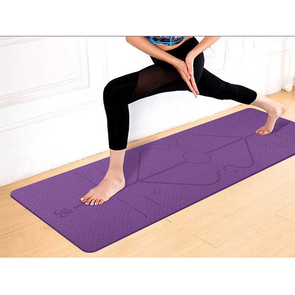 TaffSPORT Matras Yoga Mat Karpet Yoga Anti Slip TPE 183x61cm - PROlite 60