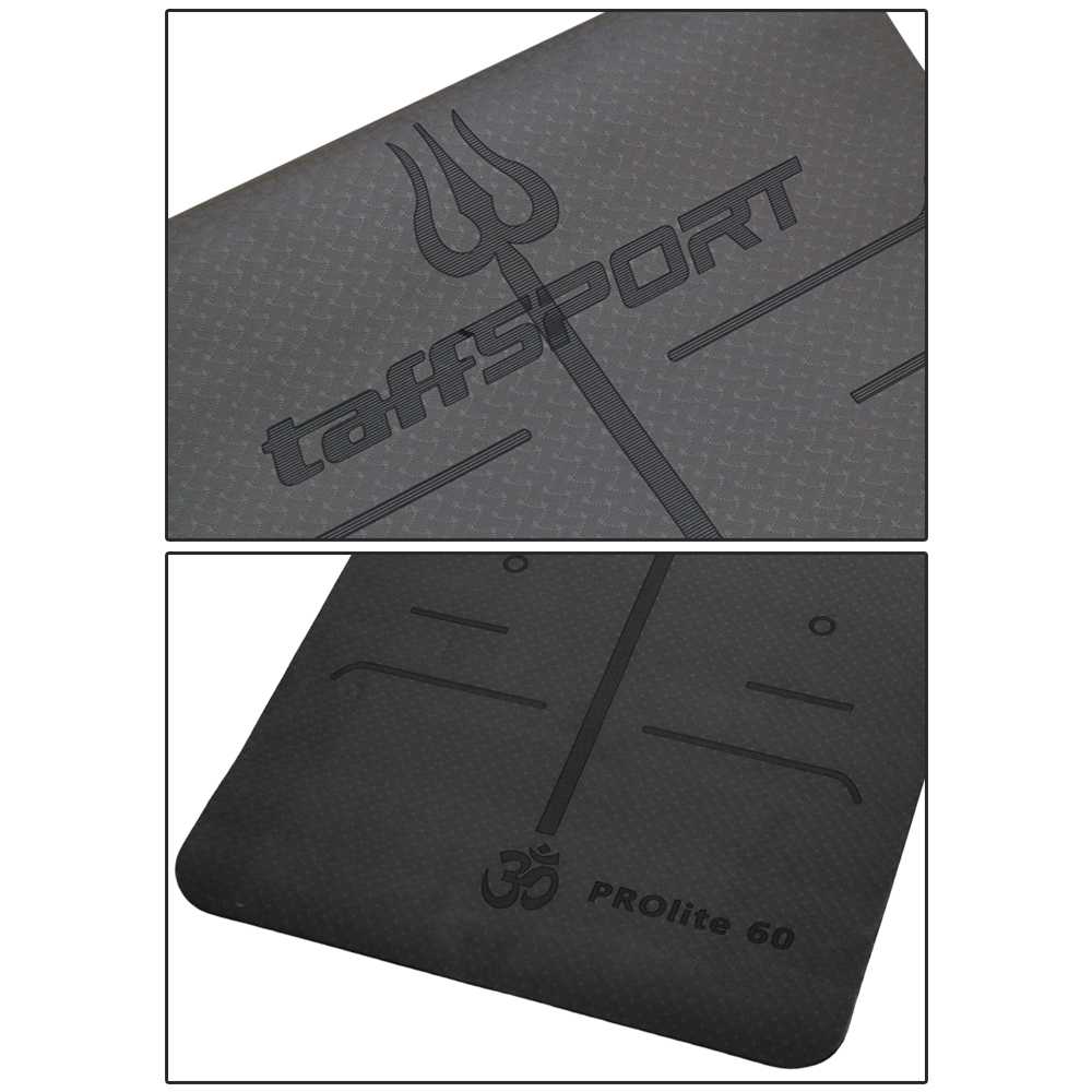 TaffSPORT Matras Yoga Mat Karpet Yoga Anti Slip TPE 183x61cm - PROlite 60