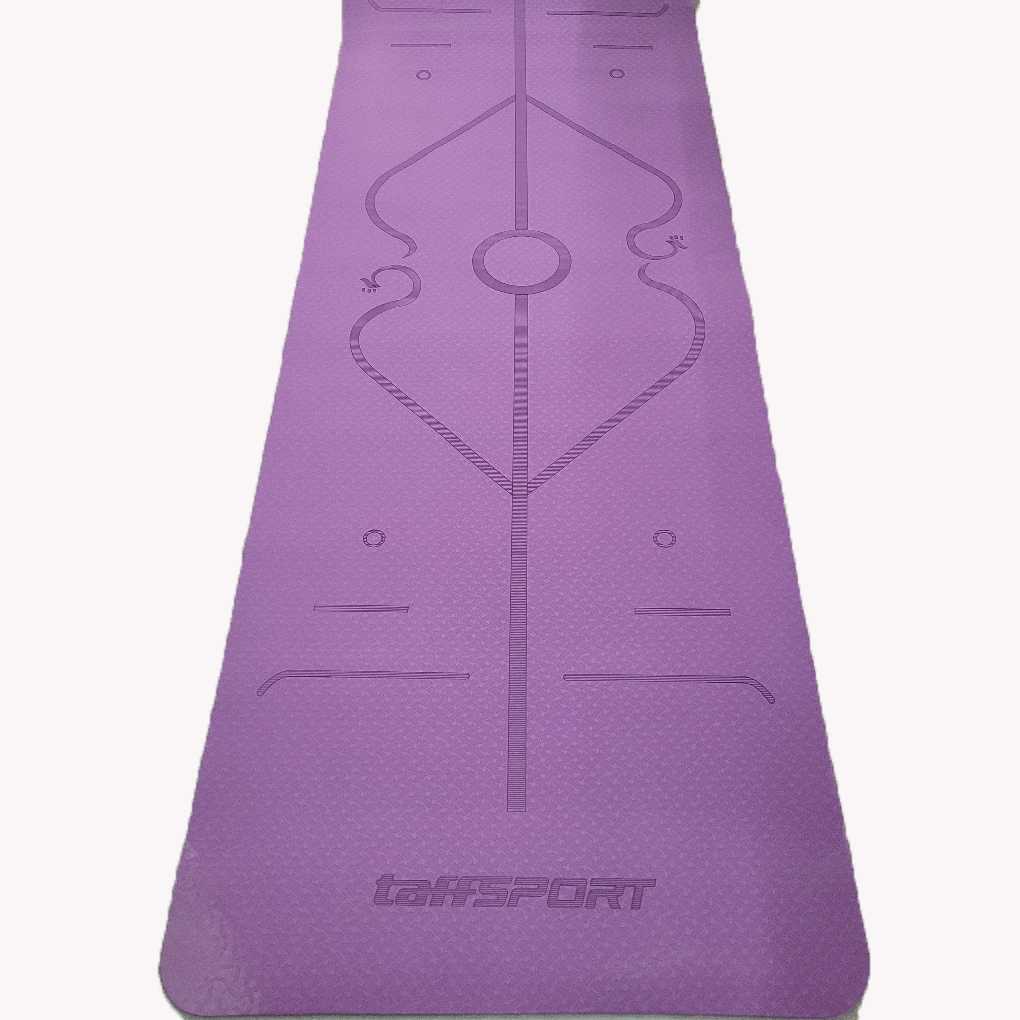 TaffSPORT Matras Yoga Mat Karpet Yoga Anti Slip TPE 183x61cm - PROlite 60