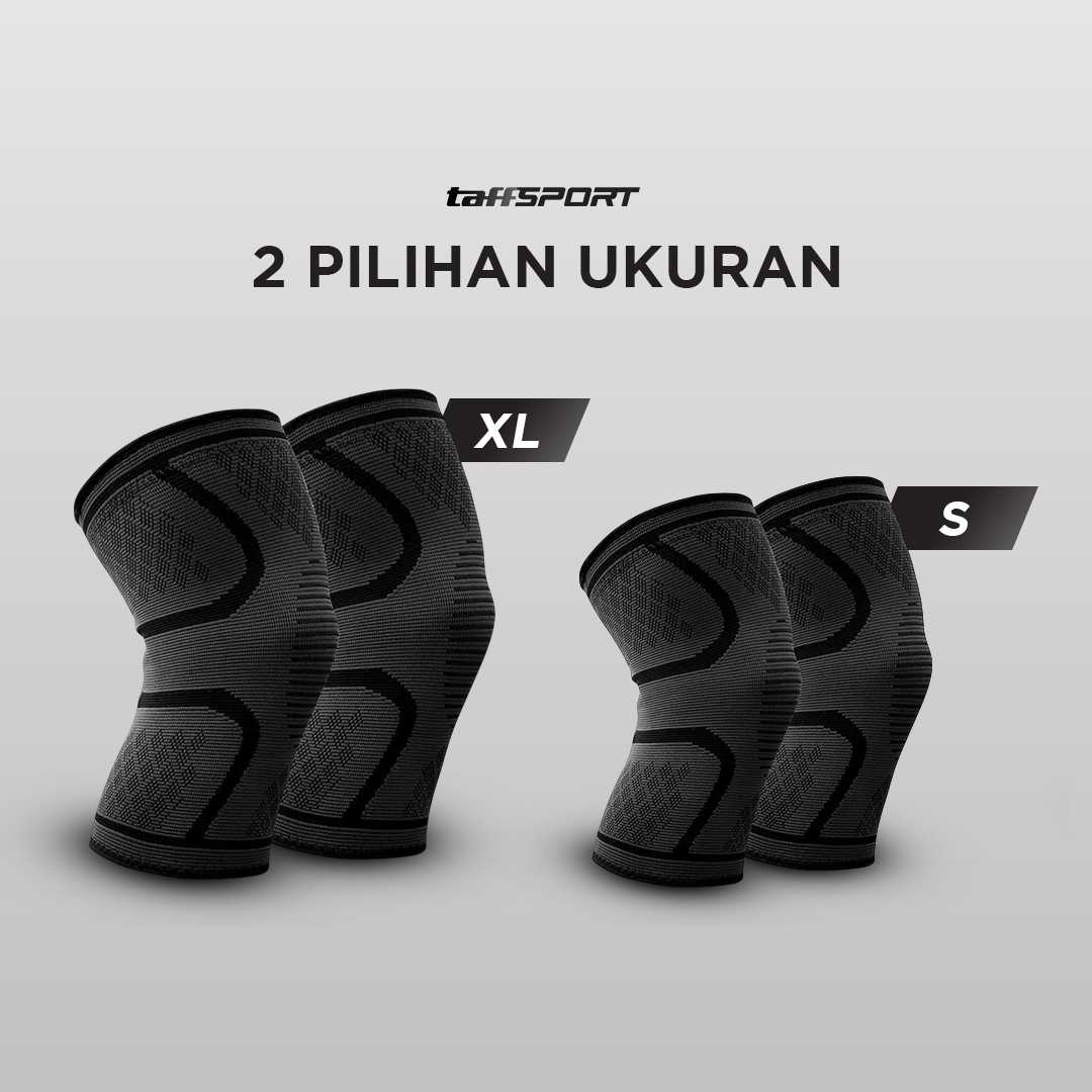 TaffSPORT Pelindung Lutut Knee Support Compression Sport Fitness - A-7718