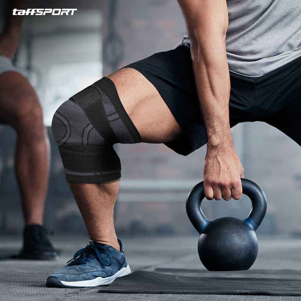 TaffSPORT Pelindung Lutut Knee Support Compression Sport Fitness - EL06