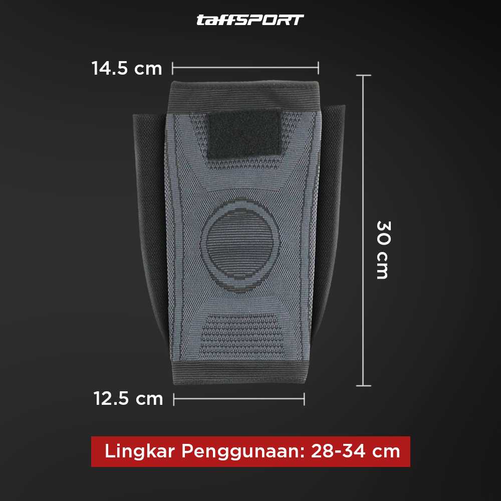 TaffSPORT Pelindung Lutut Knee Support Compression Sport Fitness - EL06