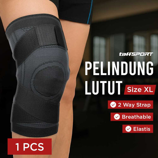 TaffSPORT Pelindung Lutut Knee Support Compression Sport Fitness - EL06