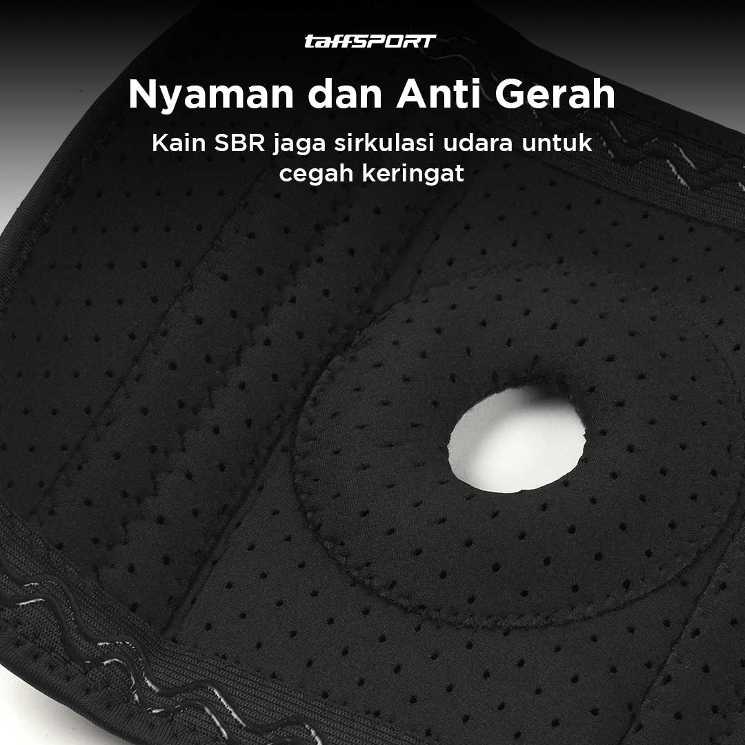 TaffSPORT Pelindung Lutut Olahraga Knee Support Fitness Gym - A-7906