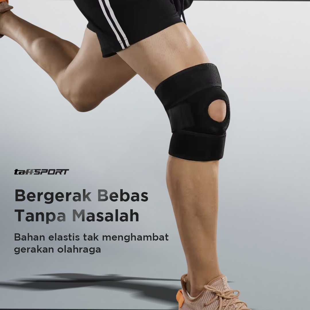 TaffSPORT Pelindung Lutut Olahraga Knee Support Fitness Gym - A-7906