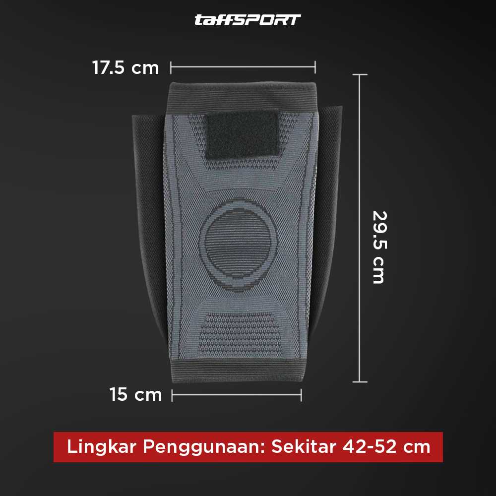 TaffSPORT Pelindung Lutut Olahraga Knee Support Sport Fitness - A-7720