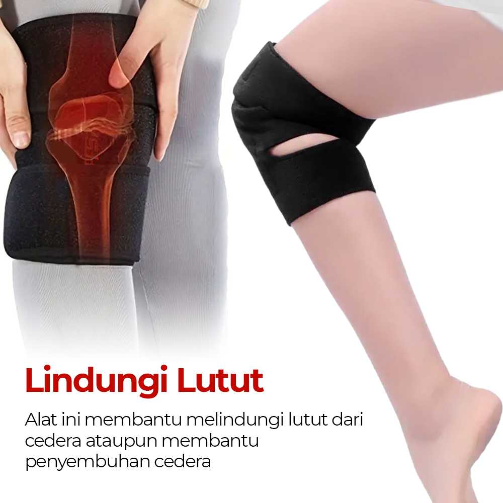 TaffSPORT Pelindung Lutut Terapi Magnetik Knee Pad - A-7720