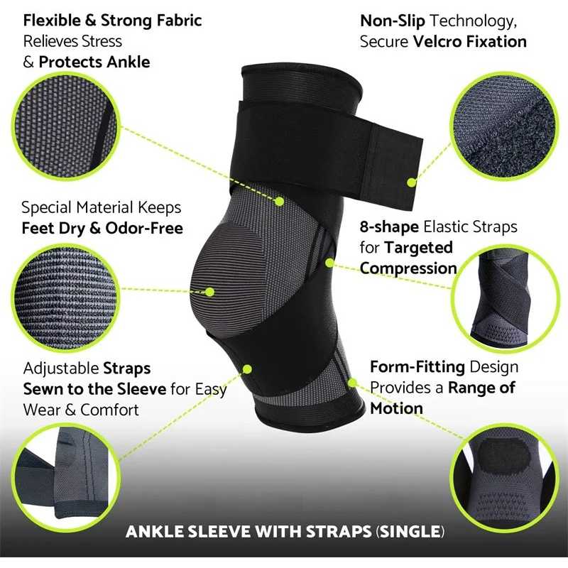 TaffSPORT Penyangga Engkel Sport Ankle Support Brace XL 1 PCS - J6223