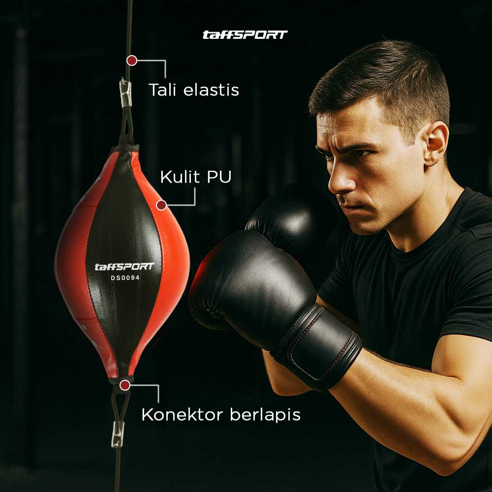TaffSPORT Boxing Speed Ball Punching Bag Inflatable Samsak Tinju - DS0094