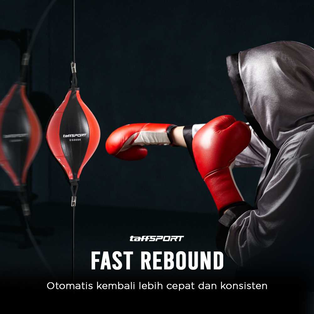TaffSPORT Boxing Speed Ball Punching Bag Inflatable Samsak Tinju - DS0094