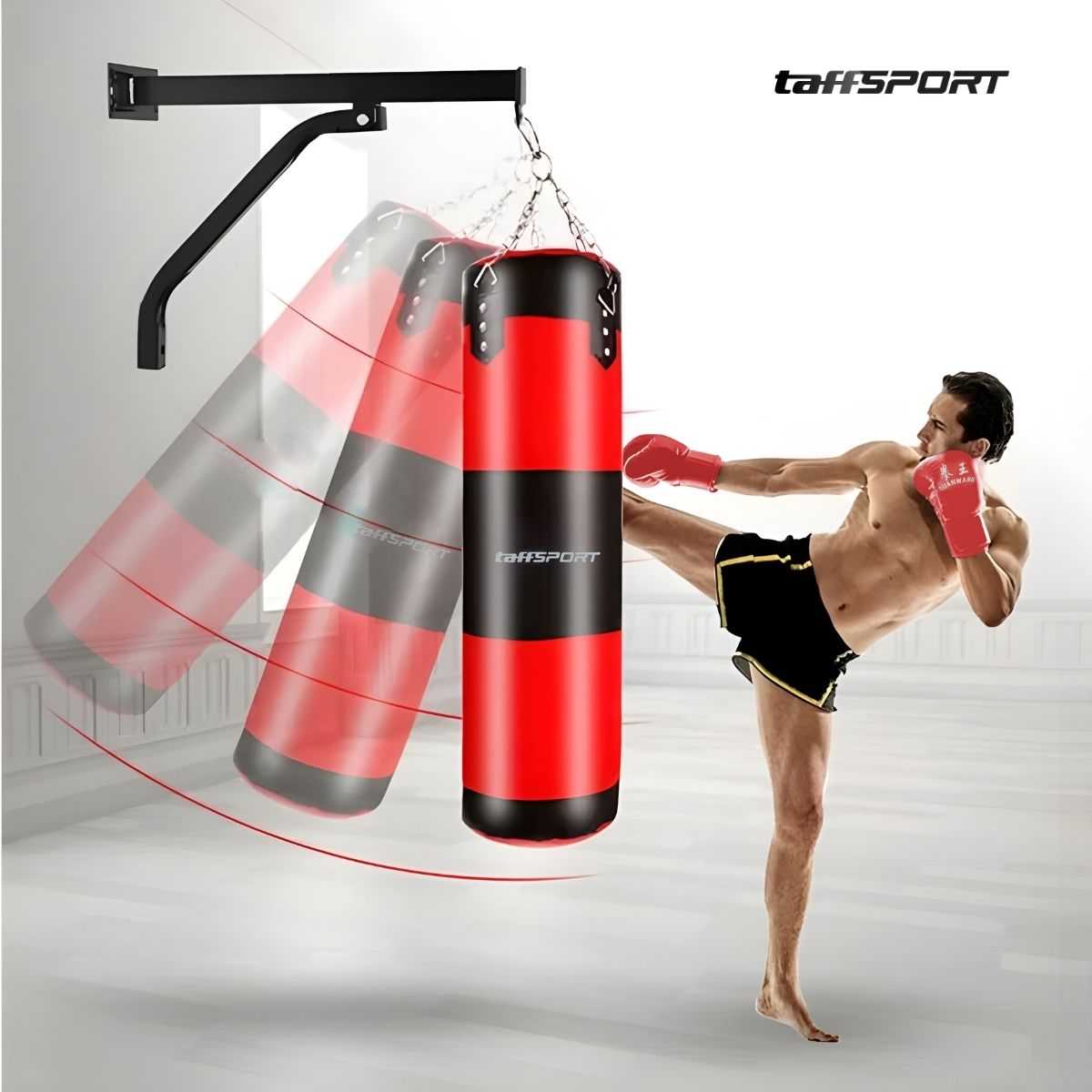 TaffSPORT QUANWANG Set Samsak Sarung Tinju MMA Boxing Sandbag - FE-BO1