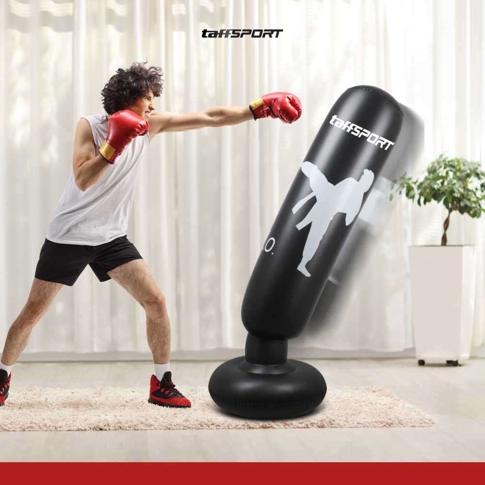 TaffSPORT Samsak Tinju Berdiri Inflatable Punching Bag 1.6M - VK160