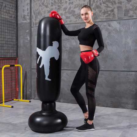 TaffSPORT Samsak Tinju Pompa Inflatable Boxing Training Target 160CM - VK160