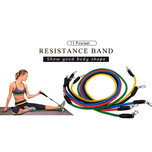 TaffSPORT Set Tali Stretching Resistance Band 11 PCS/set - YR2-11