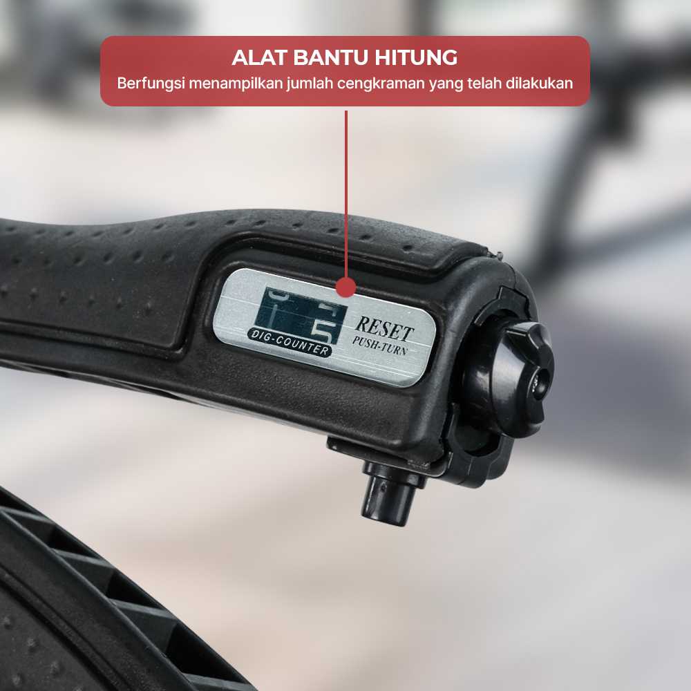 TaffSPORT Spring Hand Grip Finger Power Exercise 5-60kg with Counter - AT560