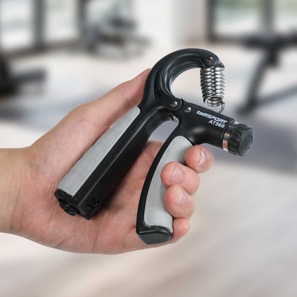 TaffSPORT Spring Hand Grip Finger Power Exercise 5-60 kg with Counter - AT560