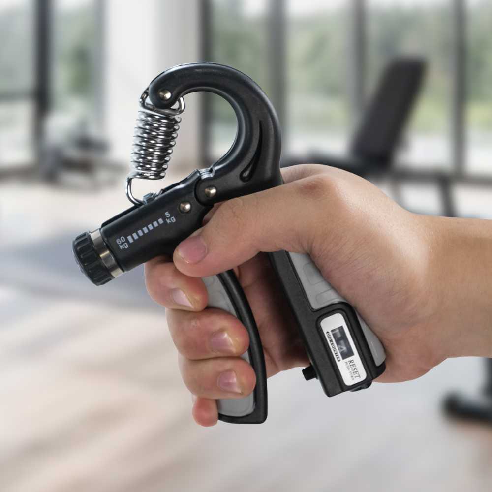 TaffSPORT Spring Hand Grip Finger Power Exercise 5-60kg with Counter - AT560