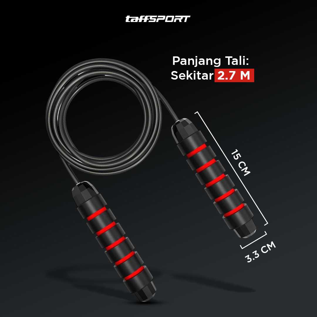 TaffSPORT Tali Skipping Jump Rope Gym Fitness - GL-JUM-001