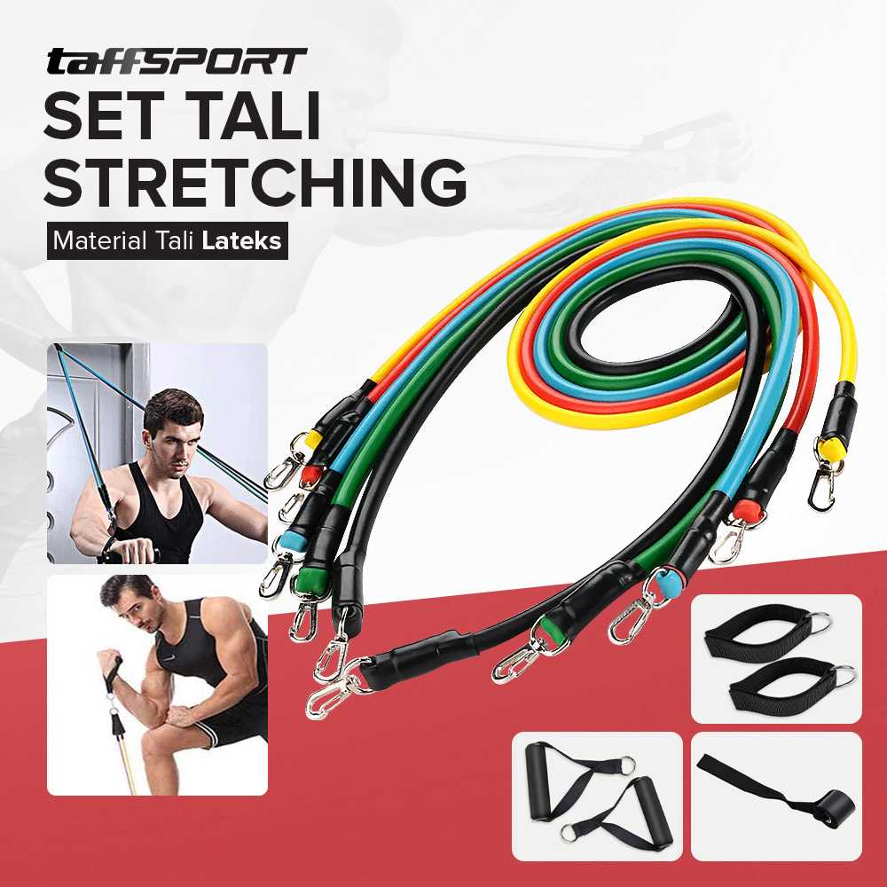 TaffSPORT Tali Stretching Pilates Tube Yoga You Can Do It 11 Set - R11