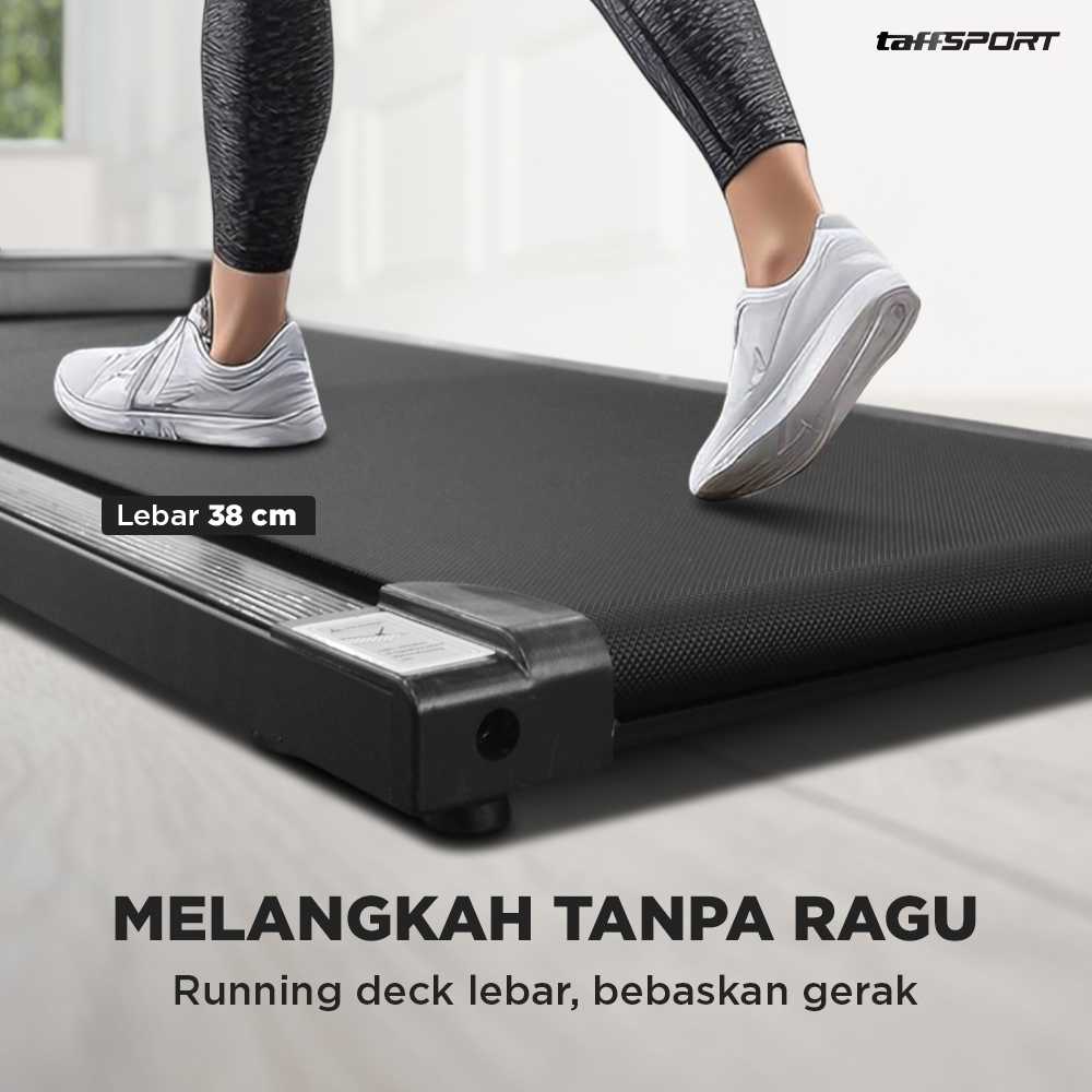 TaffSPORT Treadmill Elektrik Alat Fitness Gym Silent Walking Pad 3 HP - FY21
