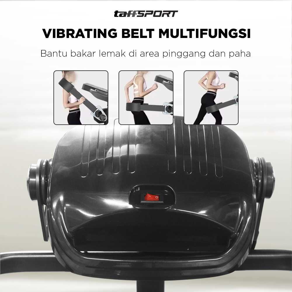 TaffSPORT Treadmill Elektrik Alat Fitness Gym Walking Pad 2 HP - M7