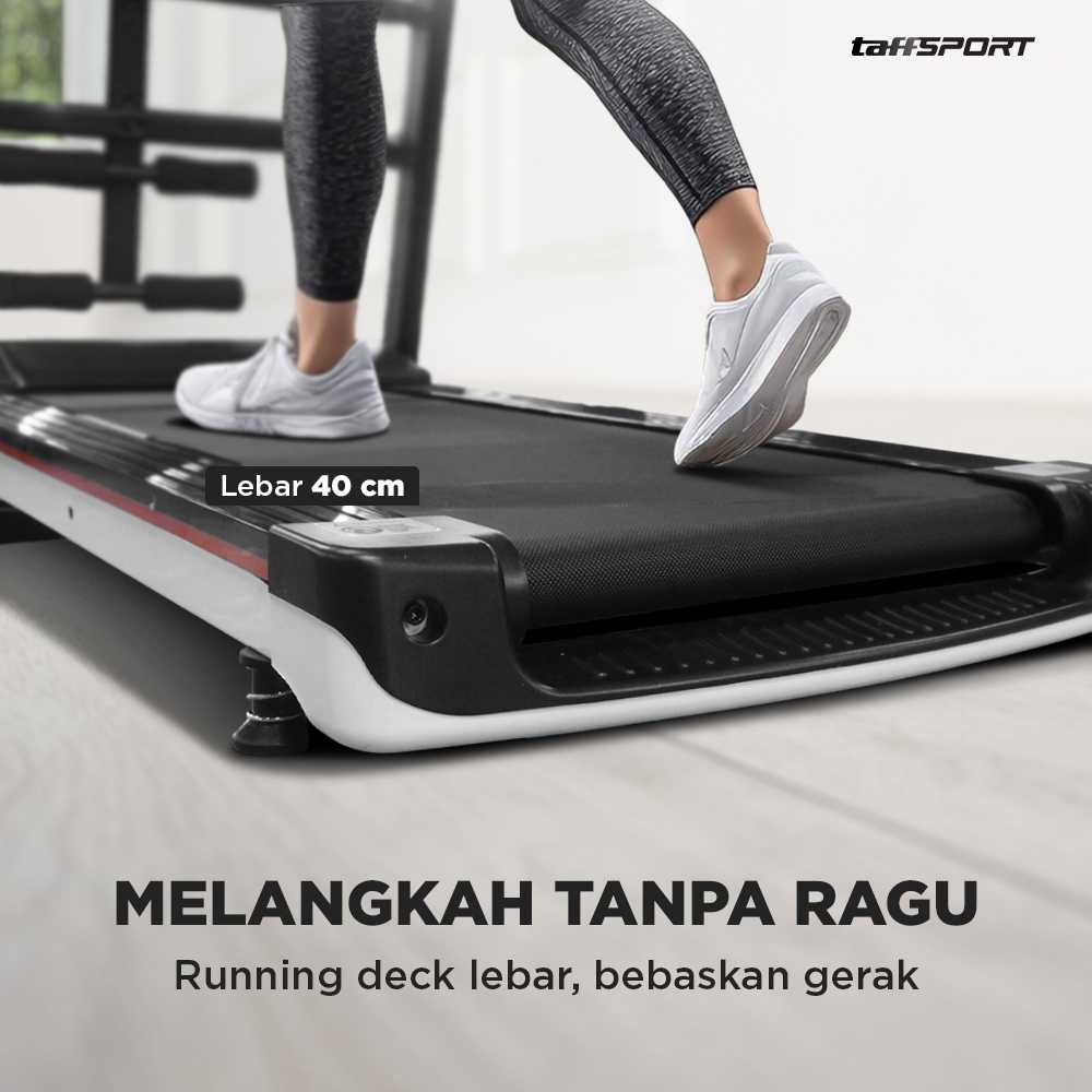TaffSPORT Treadmill Elektrik Alat Fitness Gym Walking Pad 2 HP - M7