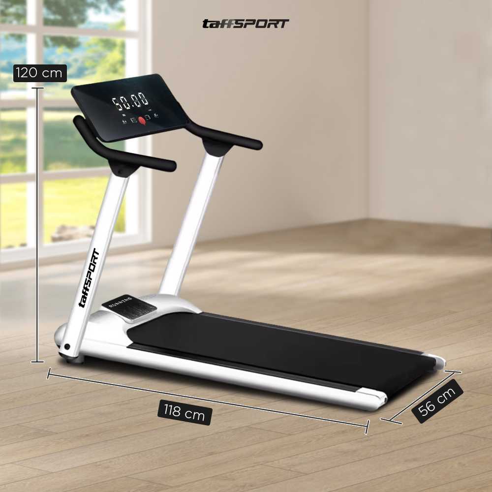 TaffSPORT Treadmill Elektrik Alat Fitness Gym Walking Pad 3.5HP - A1