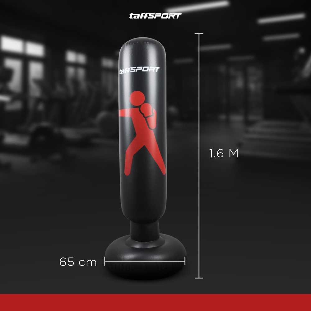 TaffSPORT Samsak Tinju Berdiri Inflatable Punching Bag 1.6M - DS0096