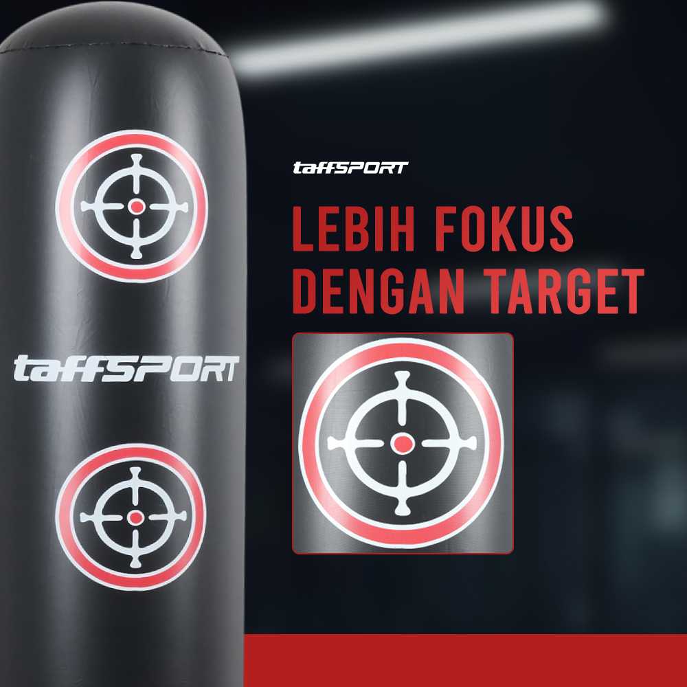 TaffSPORT Vertical Punching Bag Tiang Samsak Tinju Inflatable 160cm - DS0097