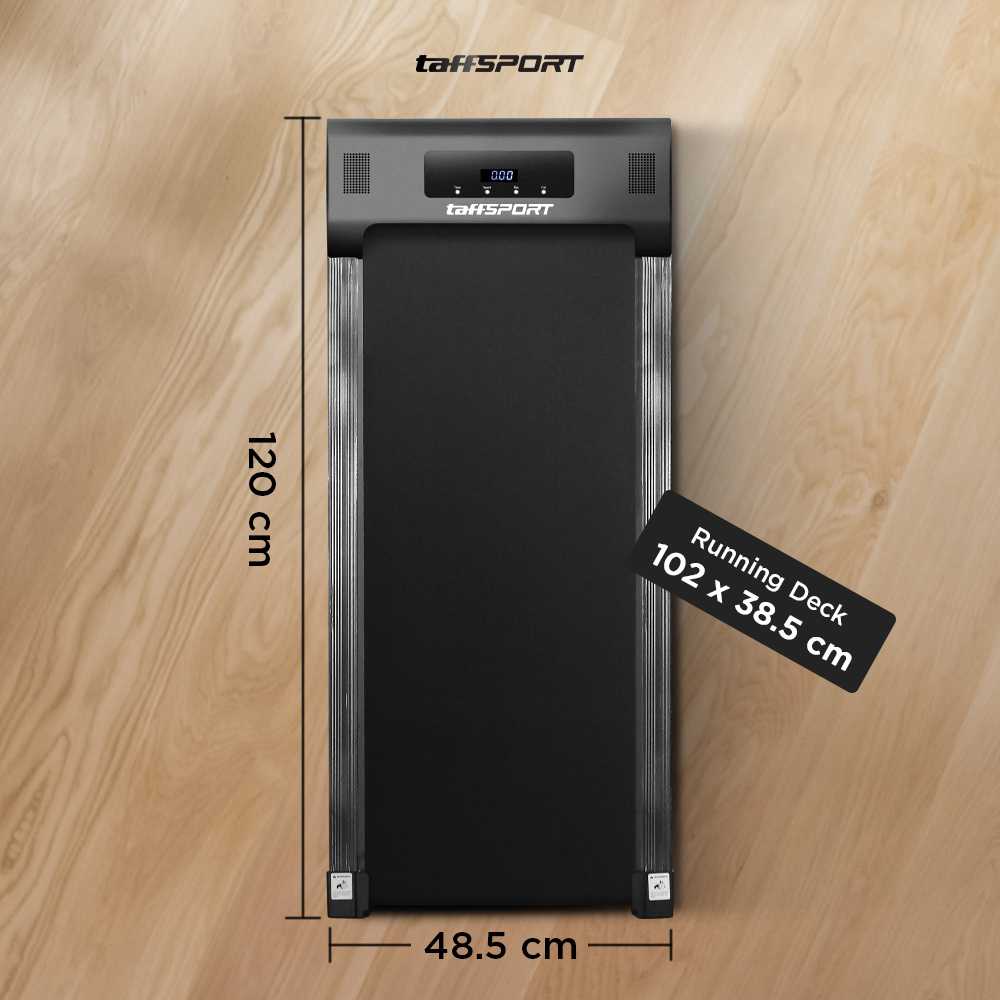 TaffSPORT Walking Pad Alat Fitness Gym LED Display Treadmill 0.75 HP - C1-01
