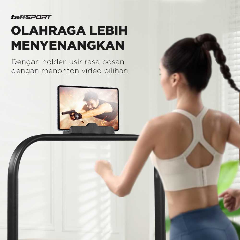 TaffSPORT Walking Pad Alat Fitness Gym Remote Treadmill 0.75 HP - C1-01